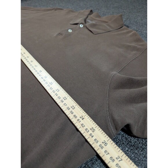 Eddie Bauer Mens Size 2XL Brown Short Sleeve Casual Pullover Polo Shirt - Picture 5 of 6